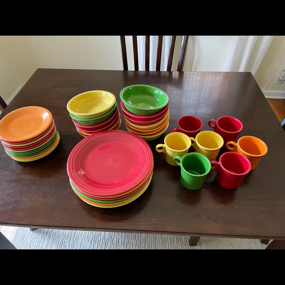 Fiesta Ware (39 piece set)